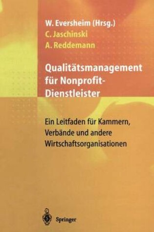 Cover of Qualitätsmanagement für Nonprofit-Dienstleister