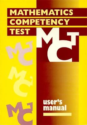 Book cover for Mathematics Competency Test SPECIMEN SET