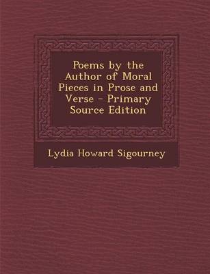 Book cover for Poems by the Author of Moral Pieces in Prose and Verse