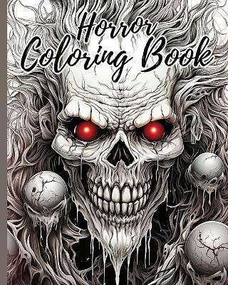 Book cover for Horror Coloring Book