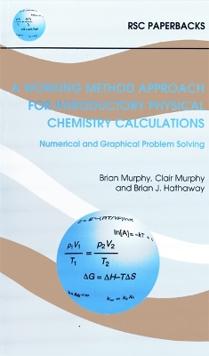Book cover for Working Method Approach for Introductory Physical Chemistry Calculations
