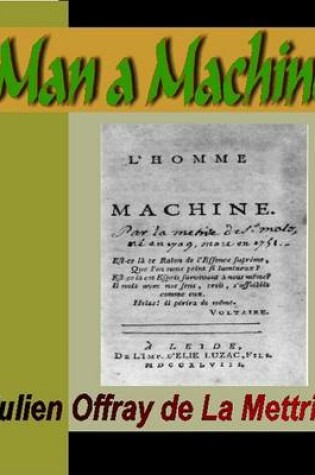 Cover of Man a Machine