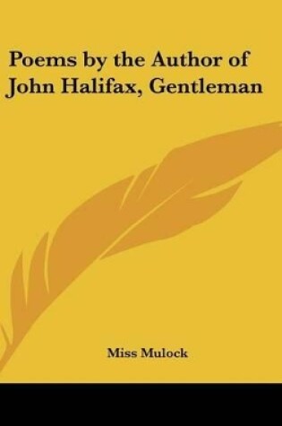 Cover of Poems by the Author of John Halifax, Gentleman