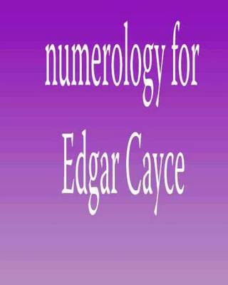 Book cover for Numerology for Edgar Cayce