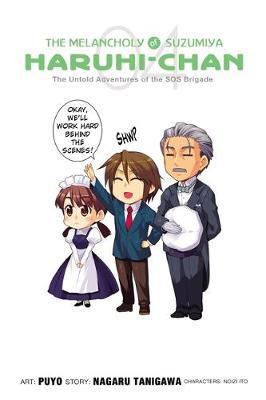 Book cover for The Melancholy of Suzumiya Haruhi-chan, Vol. 4