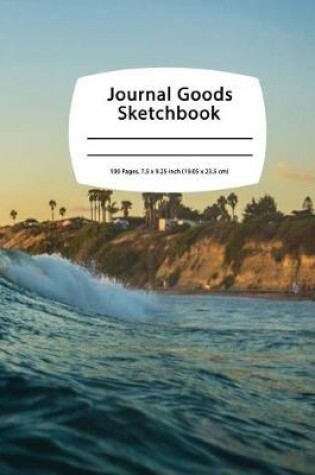 Cover of Journal Goods Sketchbook - Beach Water Wave