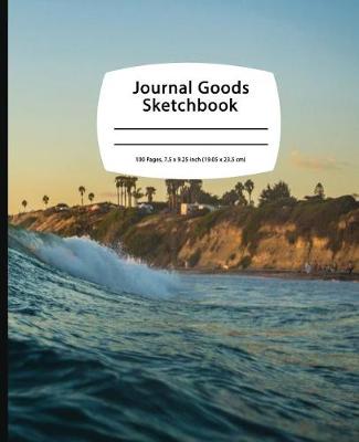 Book cover for Journal Goods Sketchbook - Beach Water Wave