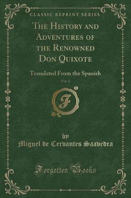 Book cover for The History and Adventures of the Renowned Don Quixote, Vol. 1