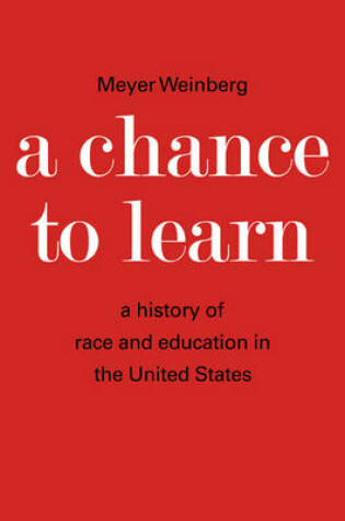 Cover of A Chance to Learn