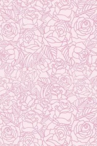 Cover of Pink Rose Floral Design Notebook