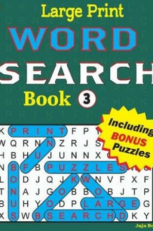 Cover of Large Print WORD SEARCH Book