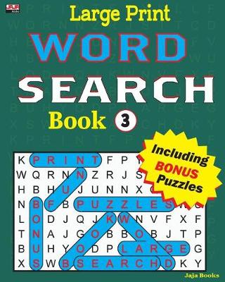 Book cover for Large Print WORD SEARCH Book