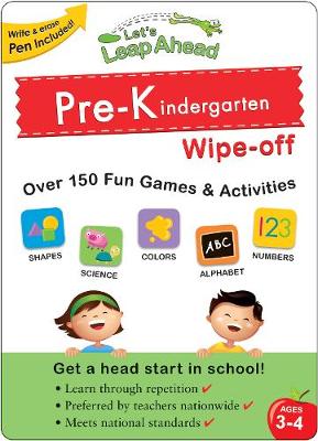 Book cover for Let's Leap Ahead Pre-K Wipe-off