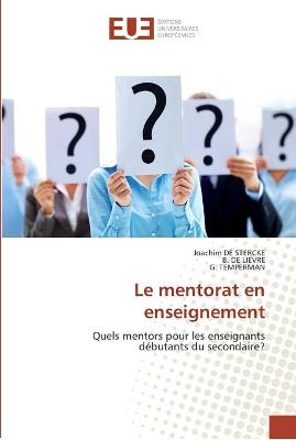 Book cover for Le mentorat en enseignement