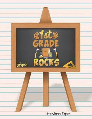 Book cover for 1st Grade Rocks School Storybook Paper