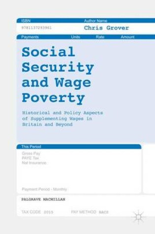 Cover of Social Security and Wage Poverty