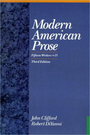 Book cover for Modern American Prose: 15 Writers Plus 15