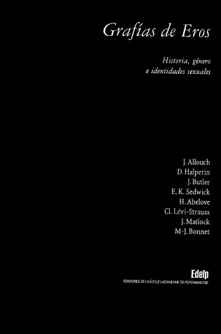 Cover of Grafias de Eros - Historia, Genero E Identidades