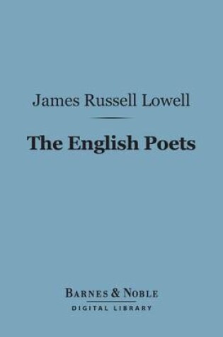 Cover of The English Poets (Barnes & Noble Digital Library)