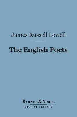 Cover of The English Poets (Barnes & Noble Digital Library)