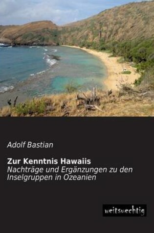 Cover of Zur Kenntnis Hawaiis