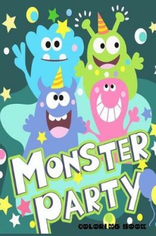 Cover of Monster Party Coloring Book