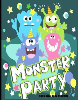 Cover of Monster Party Coloring Book
