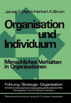 Cover of Organisation und Individuum