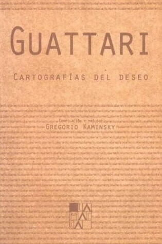 Cover of Cartografias del Deseo