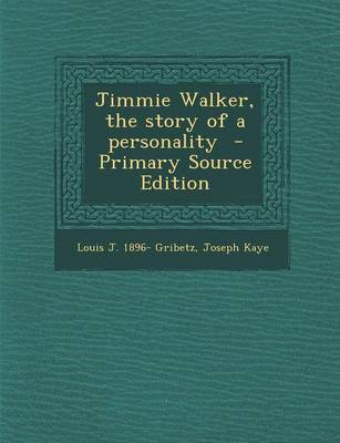 Book cover for Jimmie Walker, the Story of a Personality
