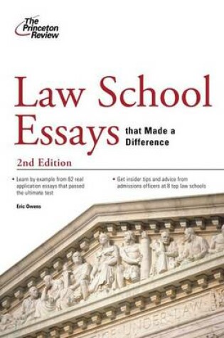 Cover of Law School Essays That Made a Difference