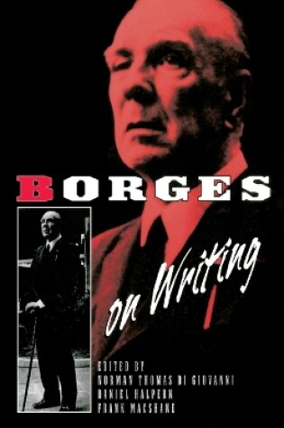 Cover of Borges on Writing (Paper)