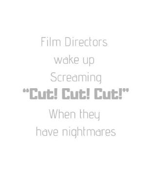 Book cover for "Cut! Cut! Cut!"