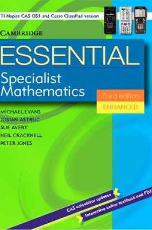 Cover of Essential Specialist Mathematics Third Edition Enhanced TIN/CP Version