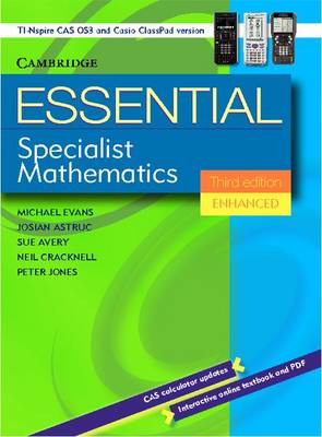 Cover of Essential Specialist Mathematics Third Edition Enhanced TIN/CP Version