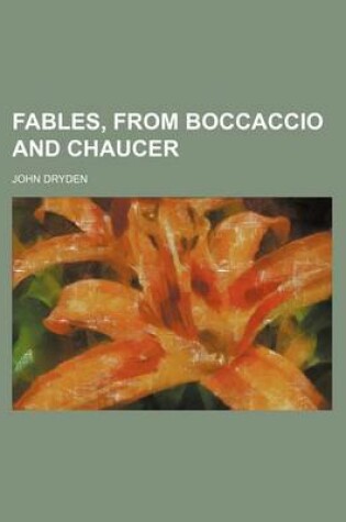 Cover of Fables, from Boccaccio and Chaucer