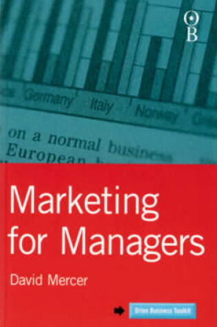 Cover of Marketing for Managers