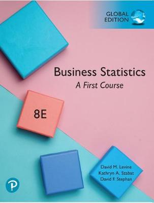 Book cover for Business Statistics: A First Course plus Pearson MyLab Statistics with Pearson eText, Global Edition