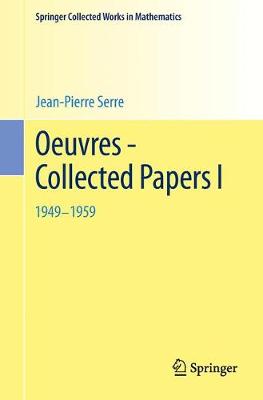 Cover of Oeuvres - Collected Papers I