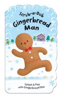 Book cover for Scrub-A-Dub Gingerbread Man