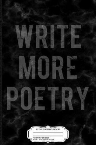 Cover of National Poetry Day Month Composition Notebook