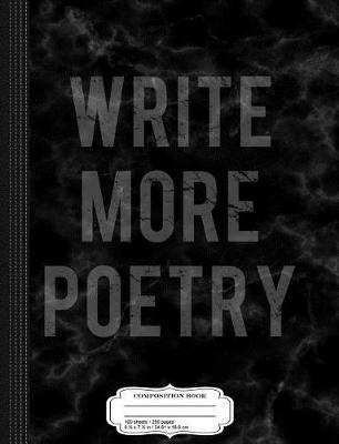 Book cover for National Poetry Day Month Composition Notebook