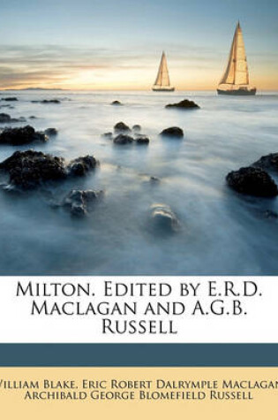 Cover of Milton. Edited by E.R.D. Maclagan and A.G.B. Russell