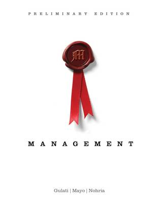 Book cover for Management, Preliminary Edition