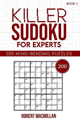 Book cover for Killer Sudoku for Experts, Book 1