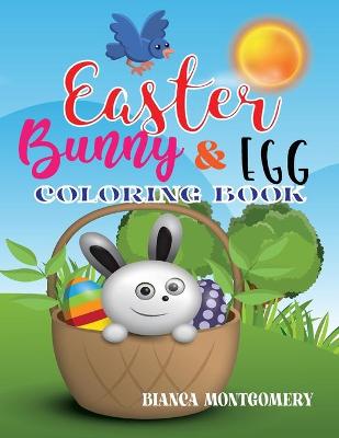 Book cover for Easter Bunny & Egg Coloring Book