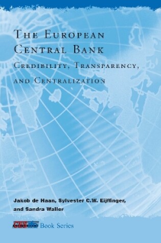 Cover of The European Central Bank