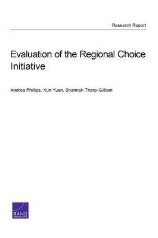 Cover of Evaluation of the Regional Choice Initiative