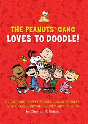 Book cover for The Peanuts Gang Loves to Doodle