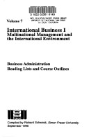 Book cover for International Business I